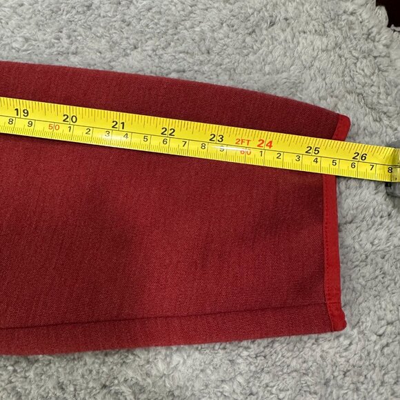 The North Face Sweater‎ Sherpa Patrol Lined 1/4 Snap Red Pullover Men's XL - Picture 11 of 14